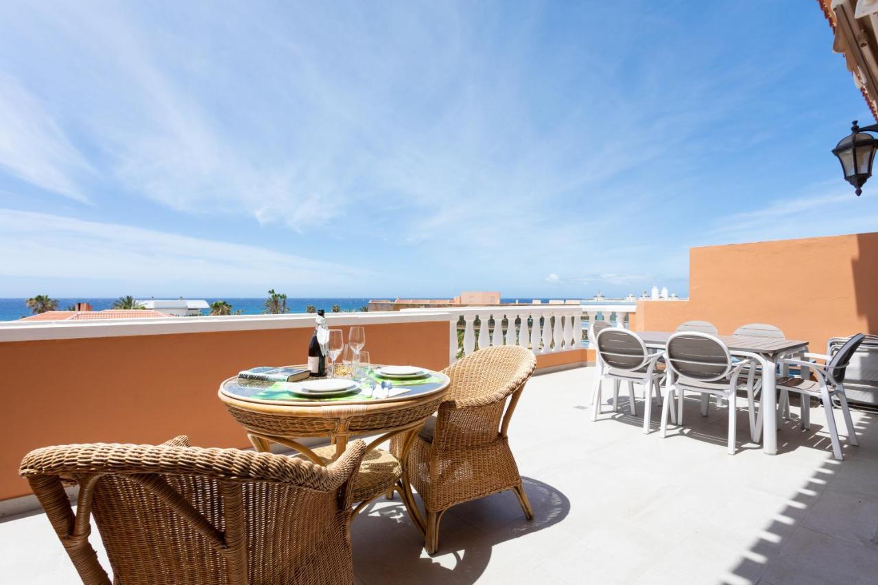 Exclusive Penthouse Playa Las Vistas 4 Close To The Sea And Beach, Aircondition For A Fee, Wifi, Terrace, Heated Pool Playa de las Américas Exterior foto