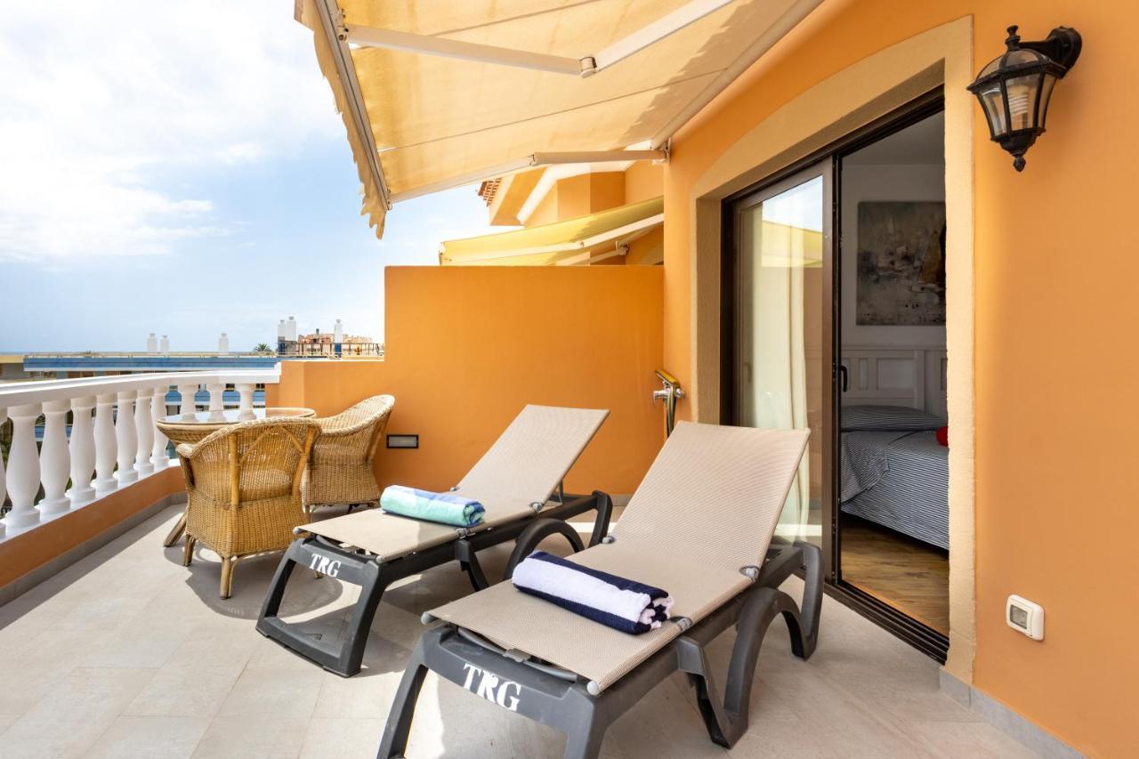 Exclusive Penthouse Playa Las Vistas 4 Close To The Sea And Beach, Aircondition For A Fee, Wifi, Terrace, Heated Pool Playa de las Américas Exterior foto