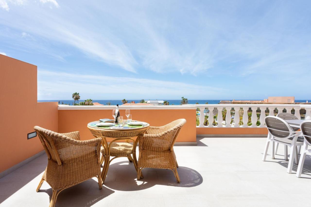 Exclusive Penthouse Playa Las Vistas 4 Close To The Sea And Beach, Aircondition For A Fee, Wifi, Terrace, Heated Pool Playa de las Américas Exterior foto